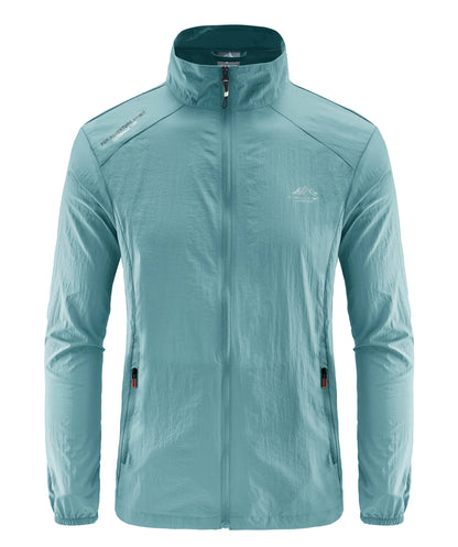 Summer Men's Sun Protection Casual Breathable Sports Windproof Water Resistant Ultrathin Jacket Outdoor Fishing Skin Clothing