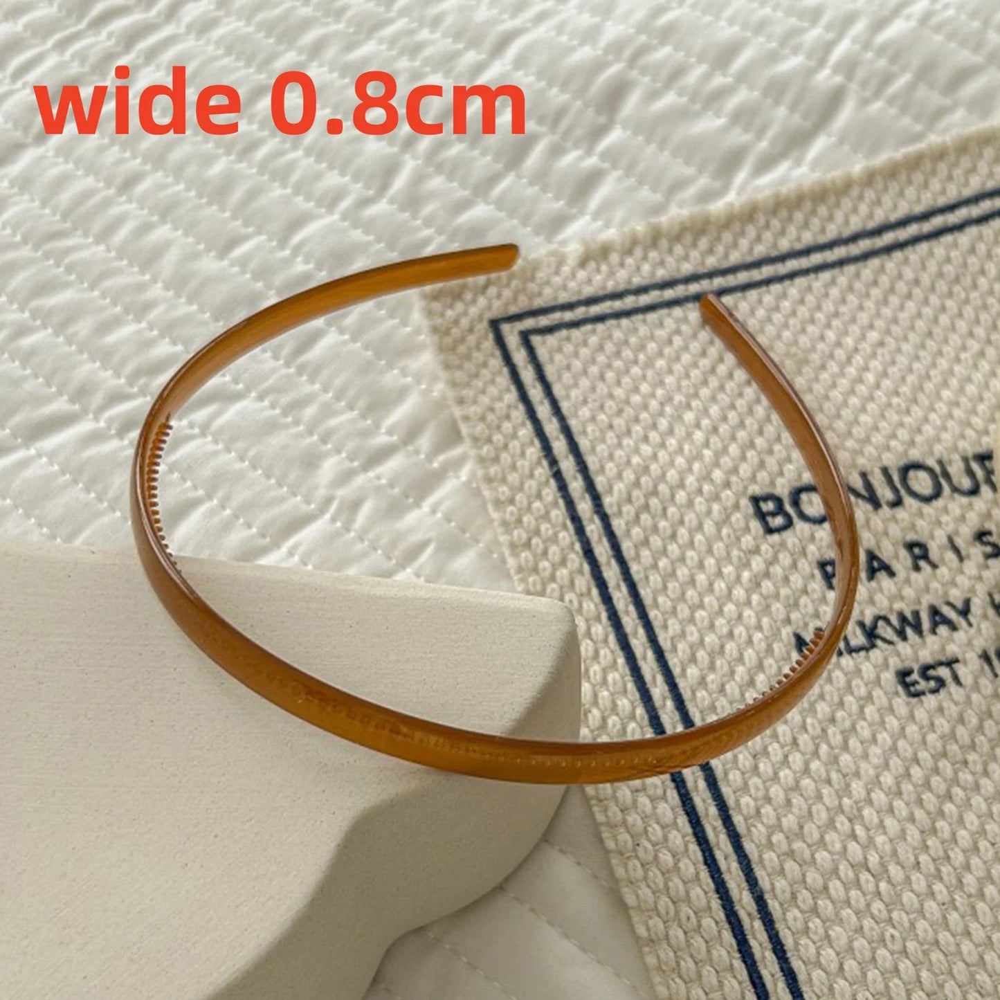 Plastic Translucent Hair Head Hoop Band Headband Women Hairband for girls Non-slip Tooth Hair Bands Headwear Hair Accessories