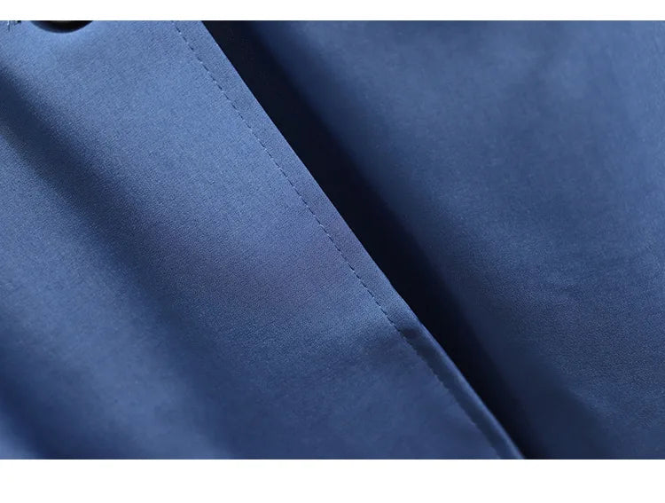 Women Fashion Trench New Coat Spring Autumn Korean Long Sleeve With Belt Jackets Solid British Style Coats Women's Chic Outwear