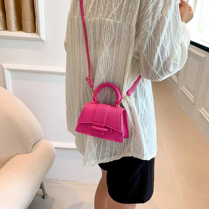 Trend Shoulder Bags Womens Solid Advanced Crossbody Bag Shoulder Clutch Bag Fashion Mini Purse Shopping Cosmetic Storage Handbag