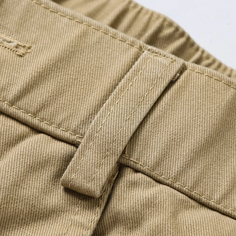 2025 Spring Summer New 190cm Big Tall Boy Extended Pants Man 115cm Pant Length Large Size Cotton Straight Leg Casual Pants