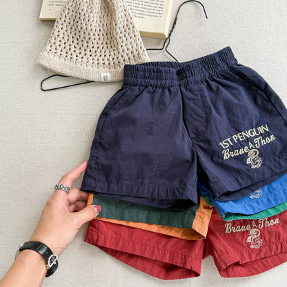 6093 Children's Pants 2025 Summer New Korean Quick-drying Shorts for Girls and Boys 1-7Year Kid's Shorts