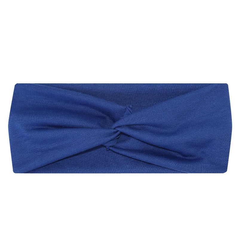 Pilates Elastic Hair Bands Yoga Headband Running Cycling Sweatband Turban Makeup Hair Hoop Makeup Headwrap Women