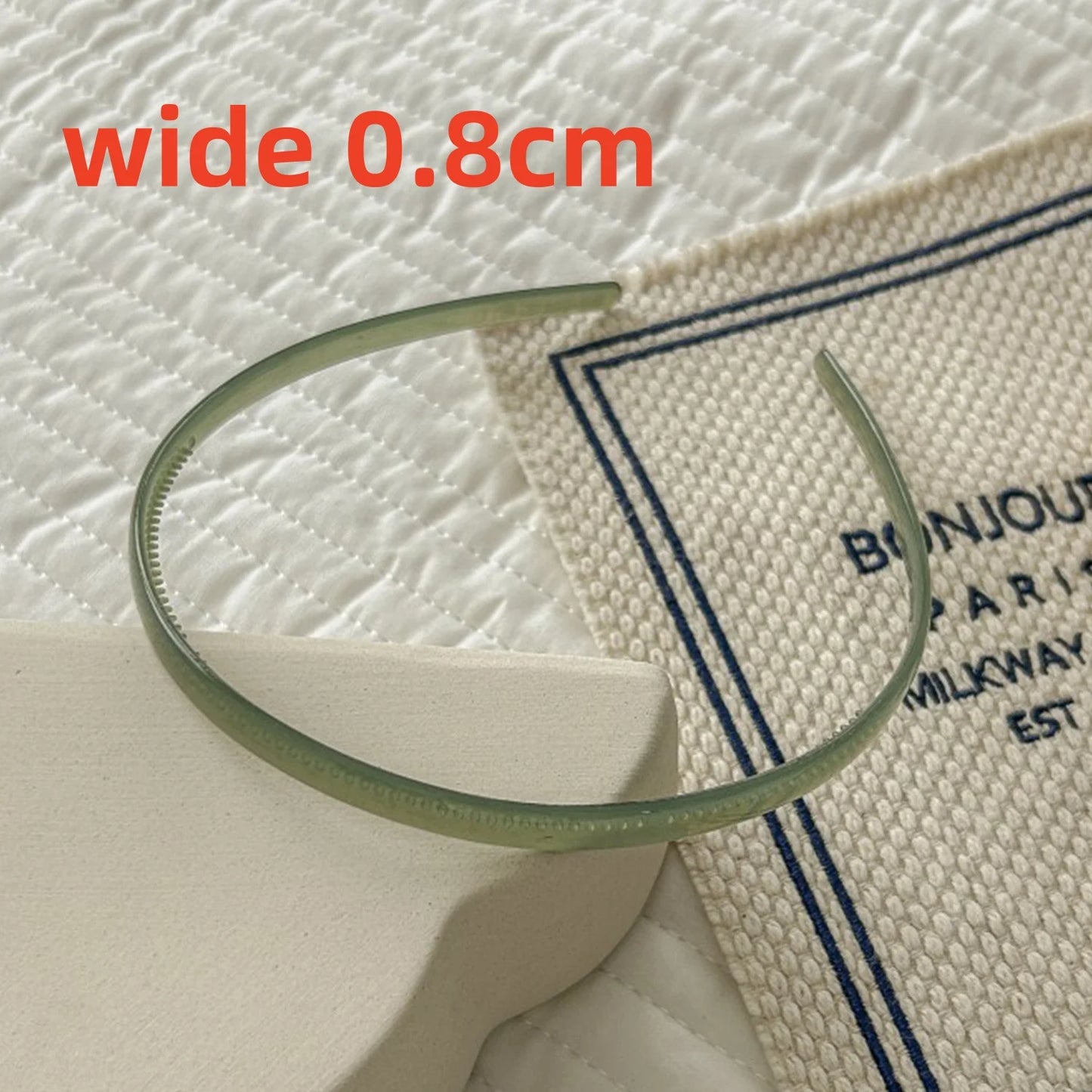 Plastic Translucent Hair Head Hoop Band Headband Women Hairband for girls Non-slip Tooth Hair Bands Headwear Hair Accessories
