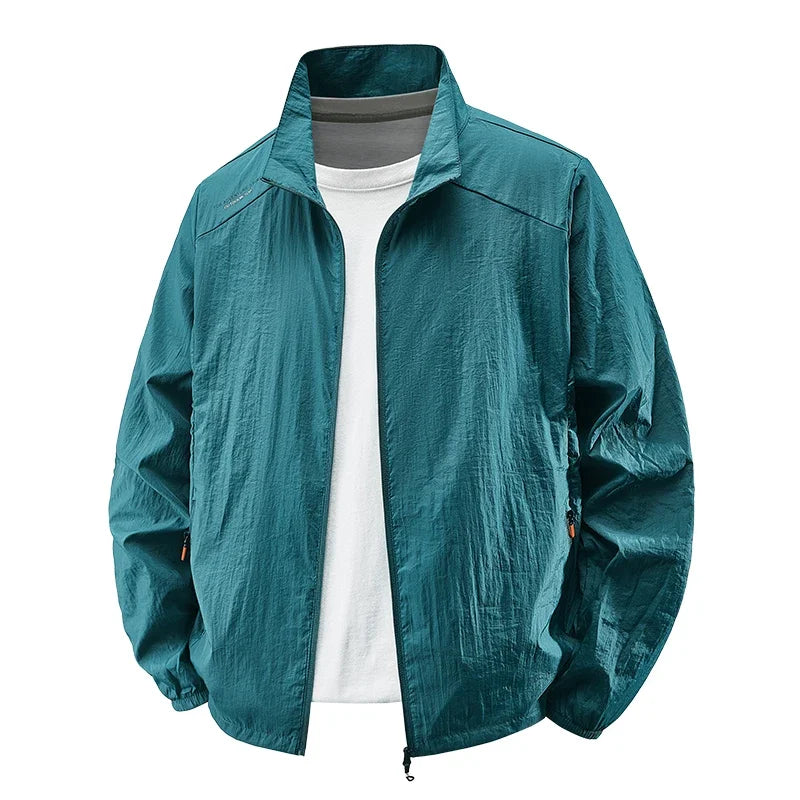 Summer Quick Drying Breathable Jacket Man Outdoor Ultra Thin Sunscreen Casual Skin Coats Fishing Climbing Hiking Anti UV Outwear