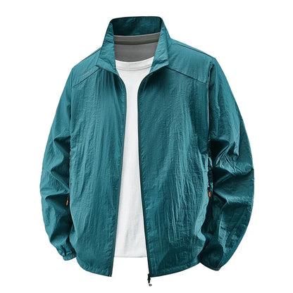 Summer Quick Drying Breathable Jacket Man Outdoor Ultra Thin Sunscreen Casual Skin Coats Fishing Climbing Hiking Anti UV Outwear