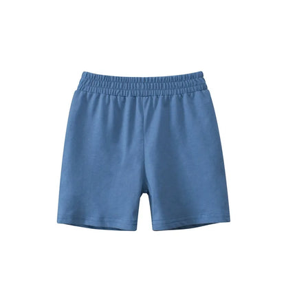 2025 Children Shorts 100% Cotton Pants Solid Color Sport Casual Knickers for 1-9 Years Kids Boys Girls
