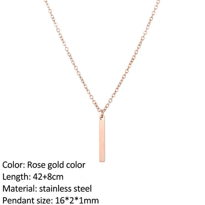 SUNIBI Fashion Stainless Steel Necklace for Woman Personality Infinity Cross Pendant Gold Color Necklaces on Neck Women Jewelry