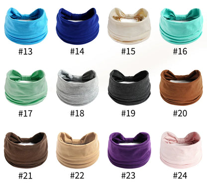 Bohemian European and American Sports Headband Women's Wide Yoga Elastic Running Hair Accessories Headwear