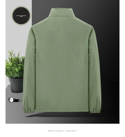 2025 sunscreen clothing men's summer jacket thin breathable fishing skin suit men's sunscreen clothing