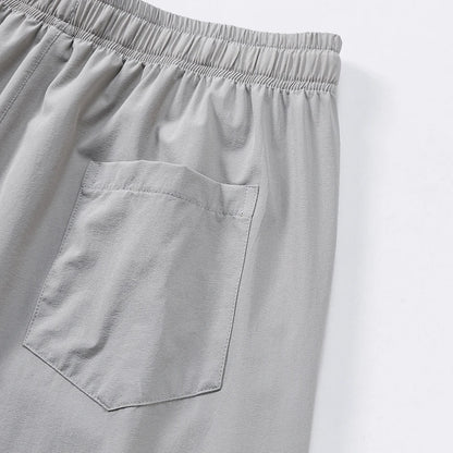 Extra Long 120cm Lce Silk Men's Pants Summer Thin 190 Tall Straight Leg Pants Men's Extended 115 Large Men's Pants
