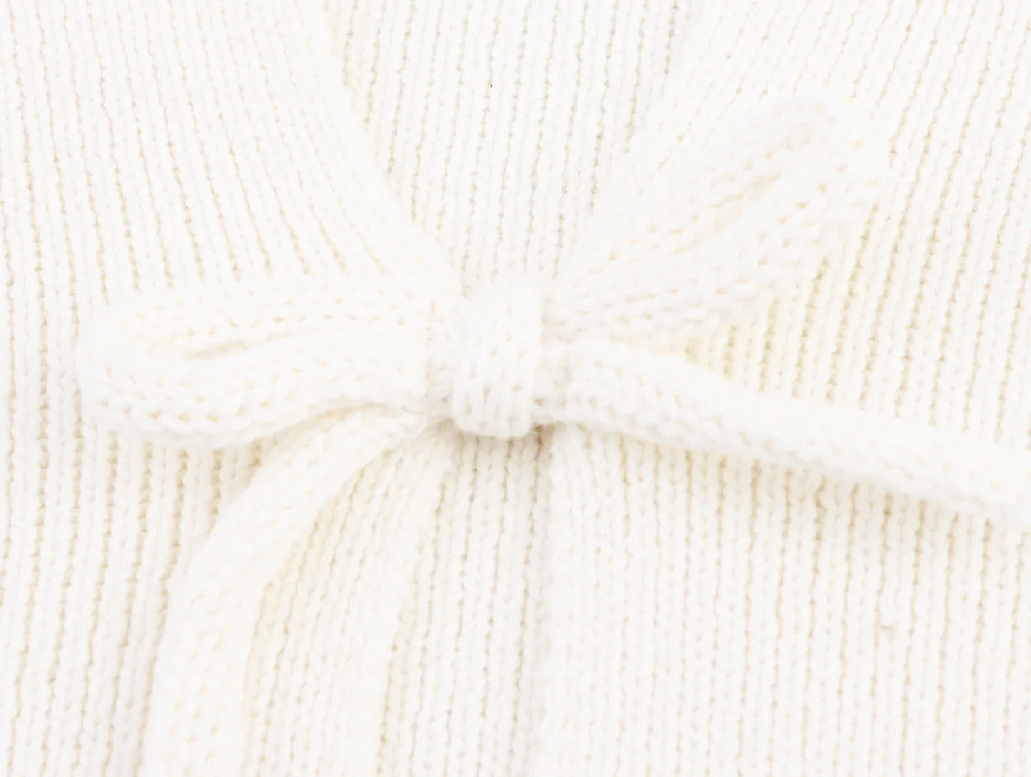 DEEABAE Women's Korean Casual Style Sweet And Pure Desire Bow Decoration Knitted Short Sleeved Lapel Top