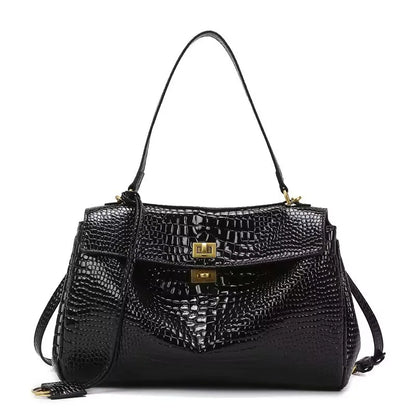 Woman Bags 2025 Luxury Brand Rodeo Spring Autumn Genuine Leather Women Totes Commute Gold Buckle Women Shoulder HandBags