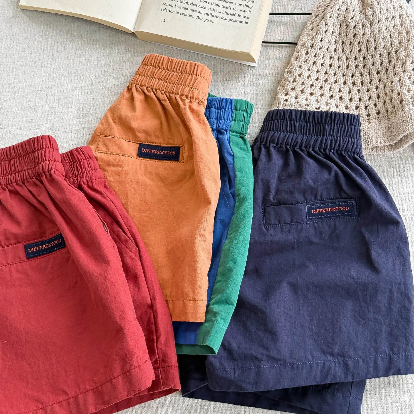 6093 Children's Pants 2025 Summer New Korean Quick-drying Shorts for Girls and Boys 1-7Year Kid's Shorts