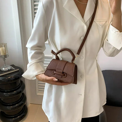 Trend Shoulder Bags Womens Solid Advanced Crossbody Bag Shoulder Clutch Bag Fashion Mini Purse Shopping Cosmetic Storage Handbag