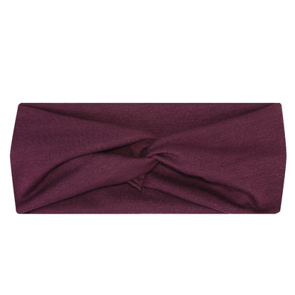 Pilates Elastic Hair Bands Yoga Headband Running Cycling Sweatband Turban Makeup Hair Hoop Makeup Headwrap Women