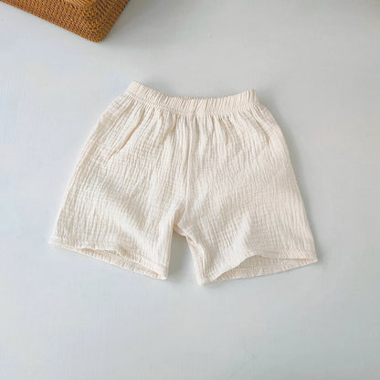 Children's Clothing Baby Girls Boys Cotton Yarn Short Pants Summer Kids Girls Soft Breathable Five-point Pants For Girl Shorts