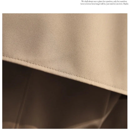 Women Fashion Trench New Coat Spring Autumn Korean Long Sleeve With Belt Jackets Solid British Style Coats Women's Chic Outwear