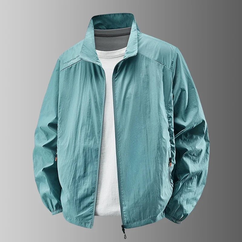 Summer Quick Drying Breathable Jacket Man Outdoor Ultra Thin Sunscreen Casual Skin Coats Fishing Climbing Hiking Anti UV Outwear