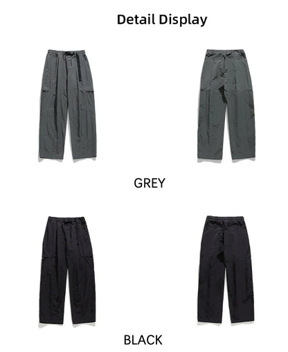 TFETTERS Autumn Cargo Pants Men 2025 100% Nylon Safari Style Solid Double Side Pockets Men Pants Outdoors Tourism Men Clothes