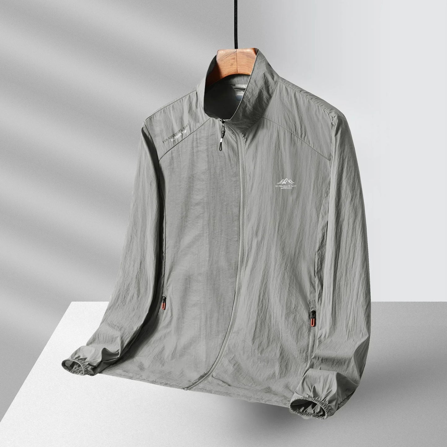 Summer Men's Sun Protection Casual Breathable Sports Windproof Water Resistant Ultrathin Jacket Outdoor Fishing Skin Clothing