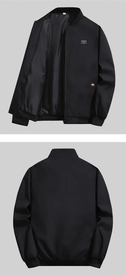 Men's Lightweight Windbreaker Spring Autumn Jacket Coat Men's Windproof Outdoor Casual Stylish Zipper Pocket Jacket