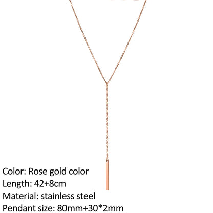 SUNIBI Fashion Stainless Steel Necklace for Woman Personality Infinity Cross Pendant Gold Color Necklaces on Neck Women Jewelry