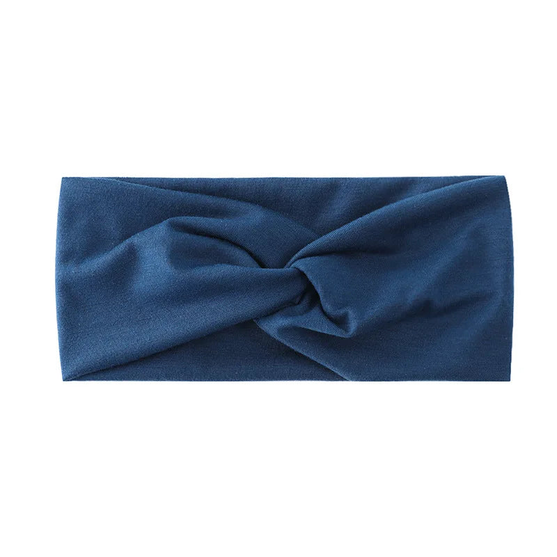Pilates Elastic Hair Bands Yoga Headband Running Cycling Sweatband Turban Makeup Hair Hoop Makeup Headwrap Women