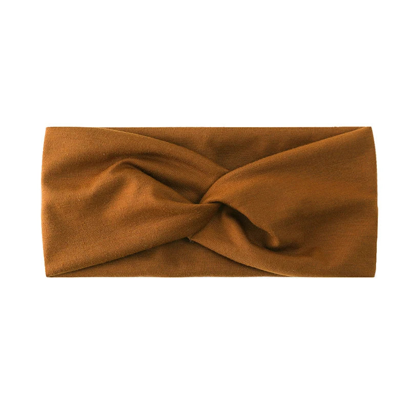 Pilates Elastic Hair Bands Yoga Headband Running Cycling Sweatband Turban Makeup Hair Hoop Makeup Headwrap Women