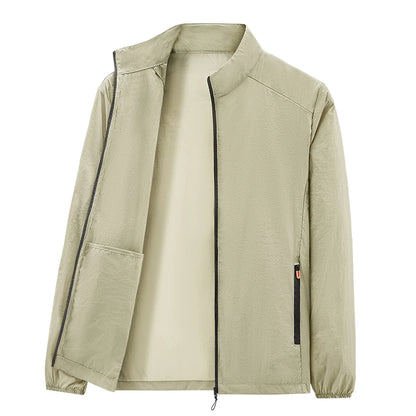 2025 sunscreen clothing men's summer jacket thin breathable fishing skin suit men's sunscreen clothing