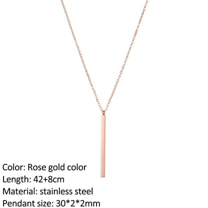SUNIBI Fashion Stainless Steel Necklace for Woman Personality Infinity Cross Pendant Gold Color Necklaces on Neck Women Jewelry