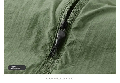 2025 sunscreen clothing men's summer jacket thin breathable fishing skin suit men's sunscreen clothing