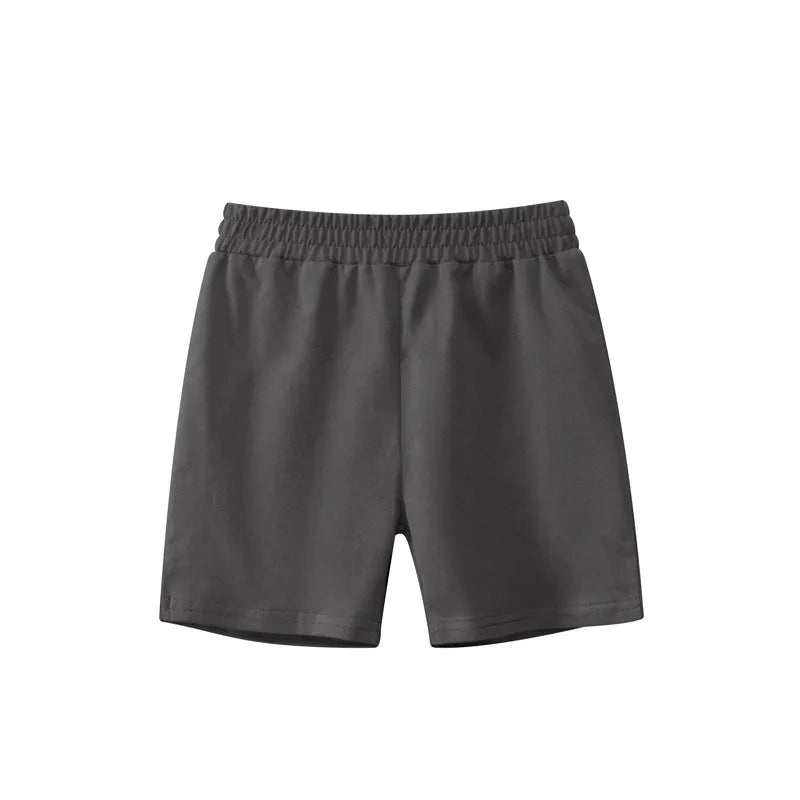 2025 Children Shorts 100% Cotton Pants Solid Color Sport Casual Knickers for 1-9 Years Kids Boys Girls