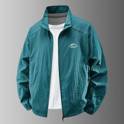 Summer Men's Sun Protection Casual Breathable Sports Windproof Water Resistant Ultrathin Jacket Outdoor Fishing Skin Clothing