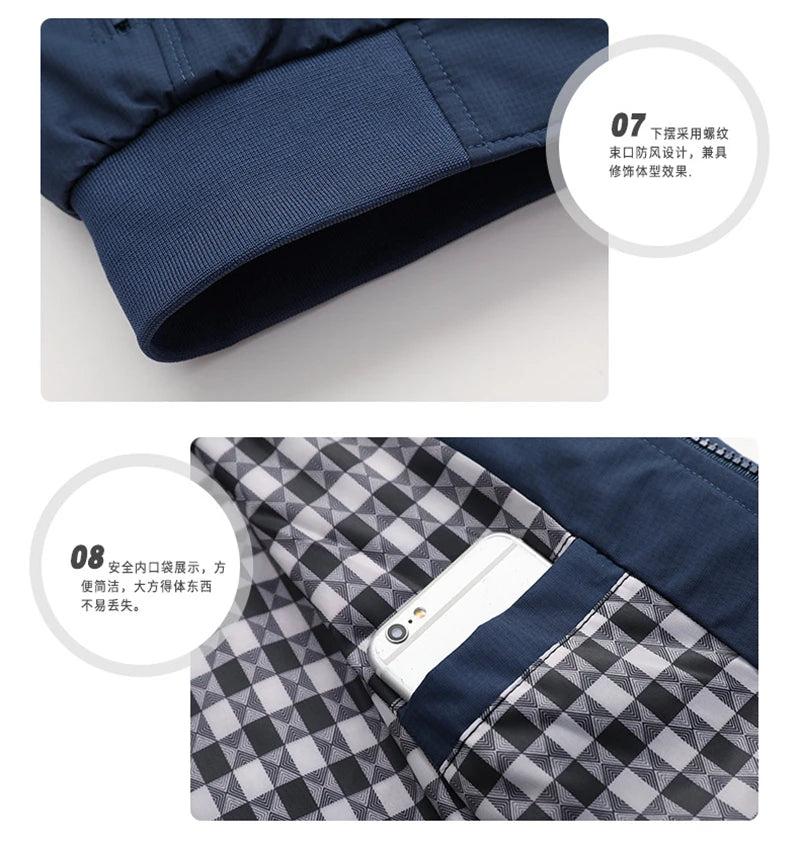 2024 Fashion Autumn Jackets Men Casual Solid Color Bomber Jacket Men New in Outwears Baseball Overcoat Clothing Men's Jacket 6XL