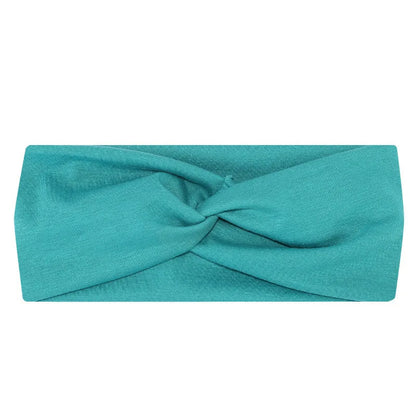 Pilates Elastic Hair Bands Yoga Headband Running Cycling Sweatband Turban Makeup Hair Hoop Makeup Headwrap Women