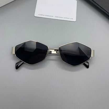 Vintage Special-Shaped Sunglasses Women Men Square Sun Glasses Female Retro Polygon Oculos De Sol ﻿for Male Eyeglass Eyewear