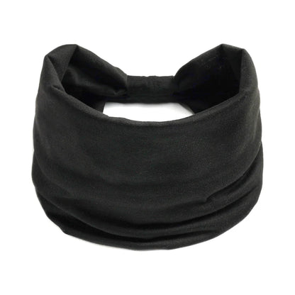 Bohemian European and American Sports Headband Women's Wide Yoga Elastic Running Hair Accessories Headwear