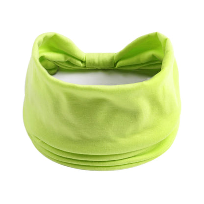 Bohemian European and American Sports Headband Women's Wide Yoga Elastic Running Hair Accessories Headwear
