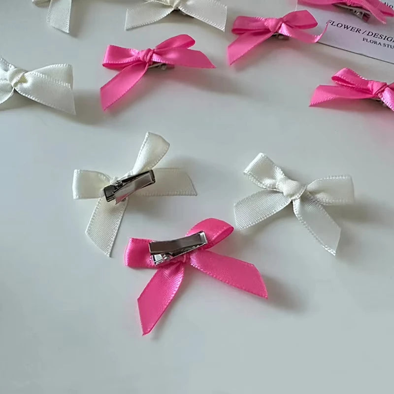 18 piece set of women's hair accessories, colorful ribbons, bows, hair clips, fashionable, sweet, cute hair claw straps, lace el