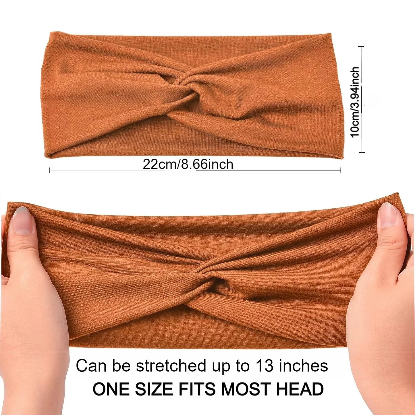 Pilates Elastic Hair Bands Yoga Headband Running Cycling Sweatband Turban Makeup Hair Hoop Makeup Headwrap Women