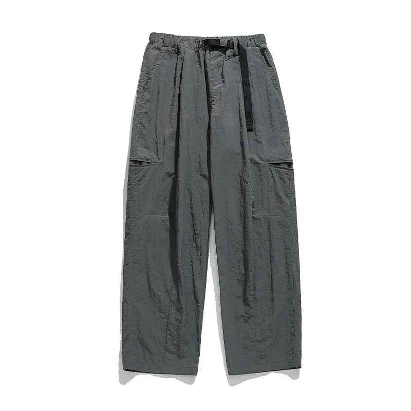 TFETTERS Autumn Cargo Pants Men 2025 100% Nylon Safari Style Solid Double Side Pockets Men Pants Outdoors Tourism Men Clothes