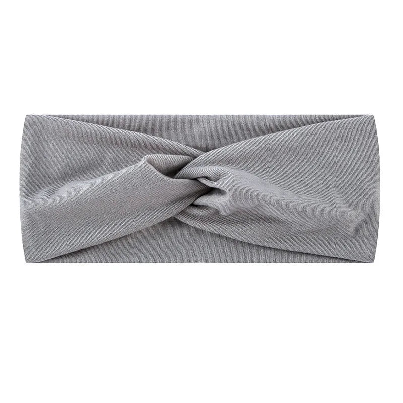 Pilates Elastic Hair Bands Yoga Headband Running Cycling Sweatband Turban Makeup Hair Hoop Makeup Headwrap Women