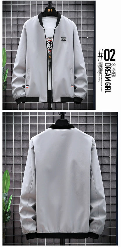 Man Leisure Jacket New Spring Autumn Solid Color And Comfortable Zipper Style Fashion Windproof Jacket