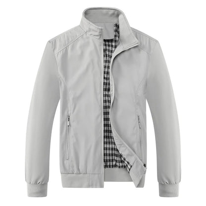 2024 Fashion Autumn Jackets Men Casual Solid Color Bomber Jacket Men New in Outwears Baseball Overcoat Clothing Men's Jacket 6XL