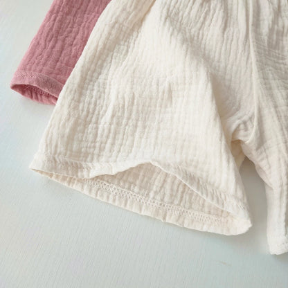 Children's Clothing Baby Girls Boys Cotton Yarn Short Pants Summer Kids Girls Soft Breathable Five-point Pants For Girl Shorts