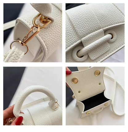 Trend Shoulder Bags Womens Solid Advanced Crossbody Bag Shoulder Clutch Bag Fashion Mini Purse Shopping Cosmetic Storage Handbag
