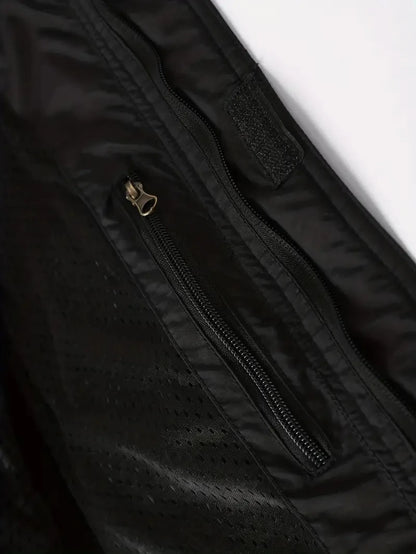 Detachable windproof sleeved hooded jacket suitable for outdoor activities men's casual waterproof multi pocket jacket vest
