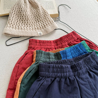 6093 Children's Pants 2025 Summer New Korean Quick-drying Shorts for Girls and Boys 1-7Year Kid's Shorts