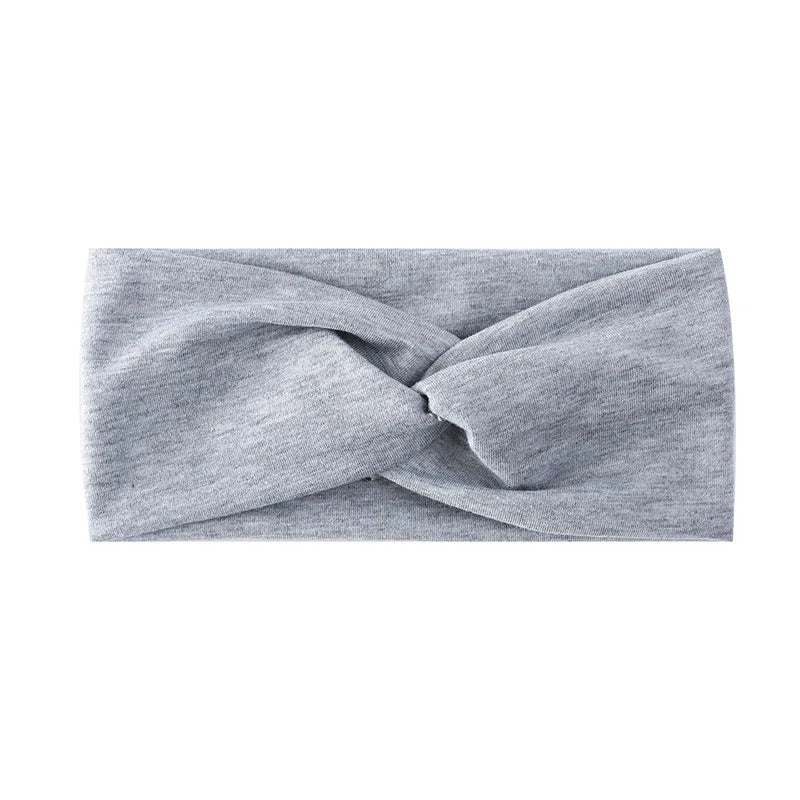 Pilates Elastic Hair Bands Yoga Headband Running Cycling Sweatband Turban Makeup Hair Hoop Makeup Headwrap Women